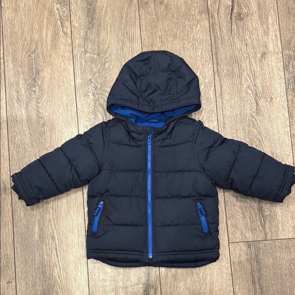 Children's Old Navy, Navy Blue Frost Free Puffer Jacket